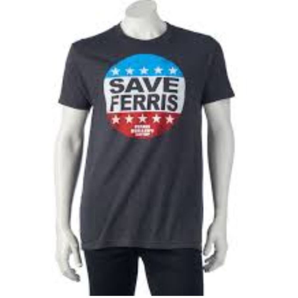 Ferris Bueller's Day Off Unisex Graphic Tee Size medium